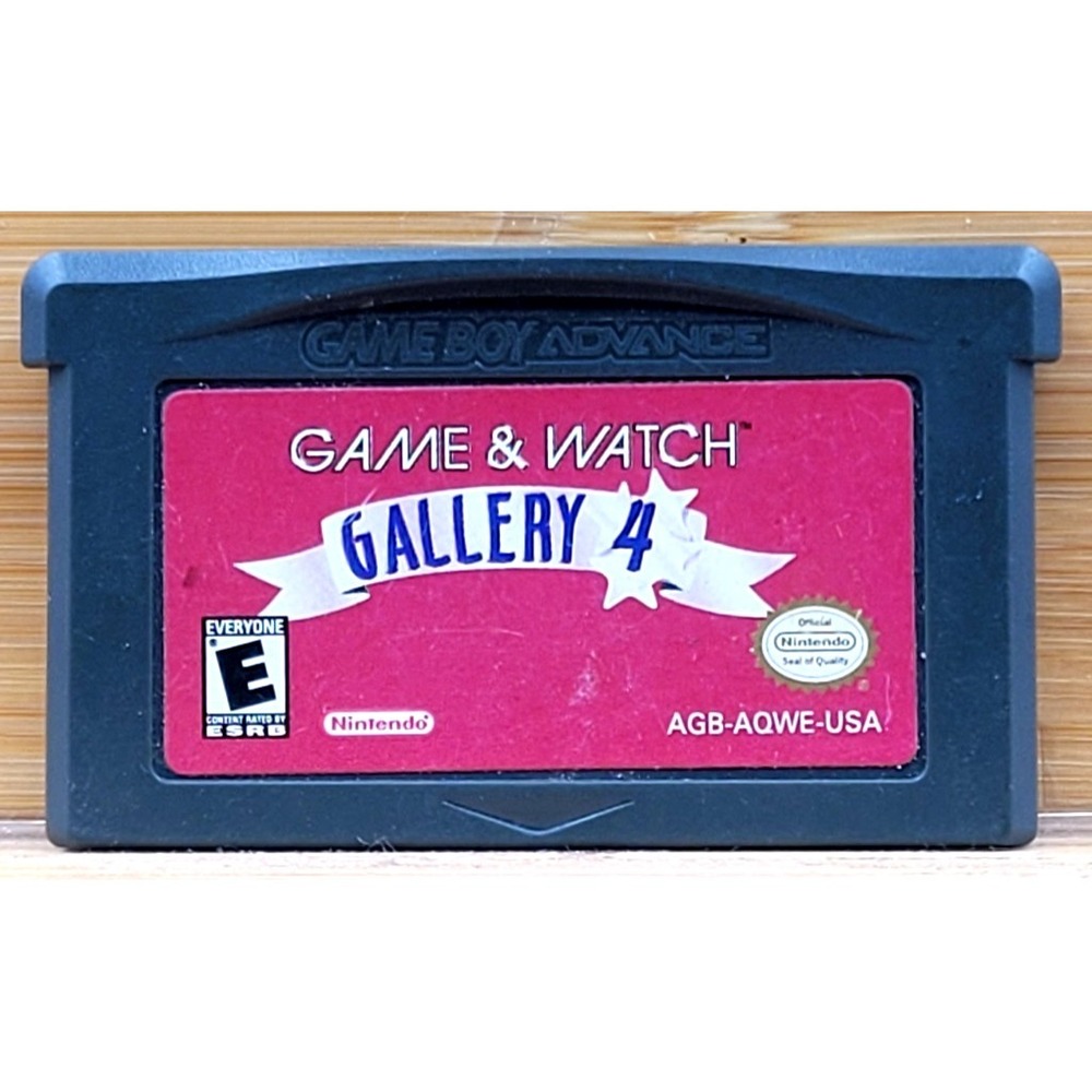Game & Watch Gallery 4 (Nintendo Game Boy Advance, 2002) GAME CART‎ ONLY